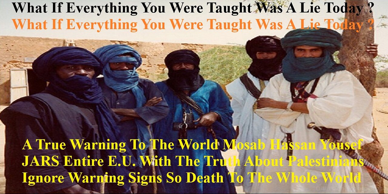 A Warning To The World Mosab Hassan Yousef JARS Entire E.U. With The Truth About Palestinians