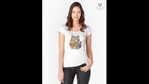 Cute Kawaii Cat Eating Burger – Funny Cheeseburger Lover Cartoon Design