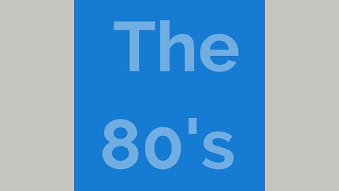 It’s not the 80s anymore!