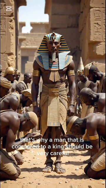 when a man is compared to a king