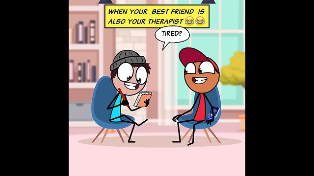 Laughter is therapy😌 #blockblast #hungrystudio #animationmeme #2d #animation #cartoon #bestfriends