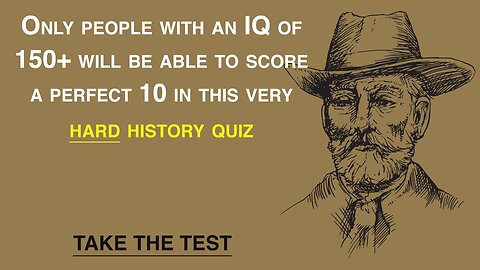 HARD History Quiz