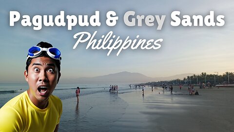 Exploring Coastal Town of Pagudput, Philippines & Grey Sands Beach in San Fabian, Pangasinan