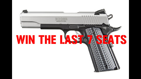 Ruger SR1911 .45 ACP 5″ MINI #3 FOR THE LAST 7 SEATS IN THE MAIN WEBINAR