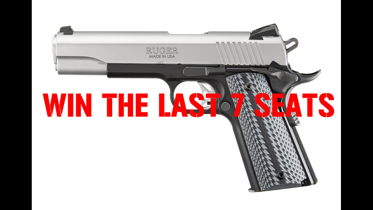 Ruger SR1911 .45 ACP 5″ MINI #3 FOR THE LAST 7 SEATS IN THE MAIN WEBINAR