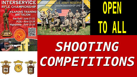 Shooting Events are Open to ALL!