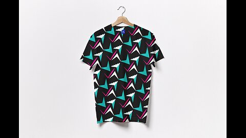 How to create a t-shirt pattern in illustration