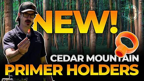Cedar Mountain Primer Holders for Savvy Muzzleloader Hunters