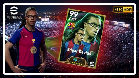 Edgar Davids eFootball Card Review, Build & Gameplay | eFootball | Player Review