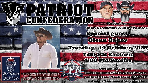 Patriot Confederation - Glenn Baker Interview (October 14, 2025)