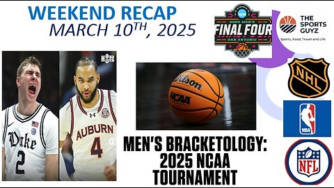 NCAA Basketball Playoffs Kickoff - Weekend Recap - March 10th 2025