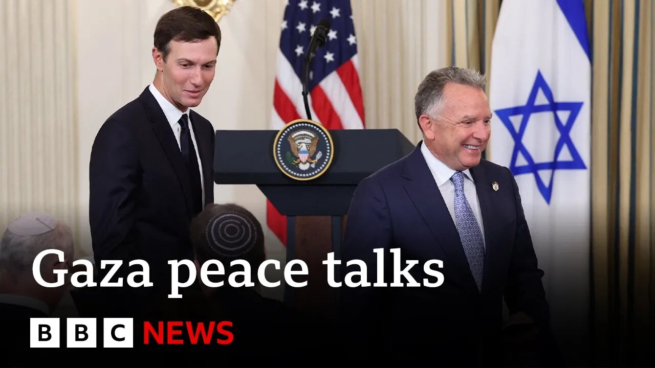 Steve Witkoff and Jared Kushner join Gaza peace talks in Egypt | BBC News