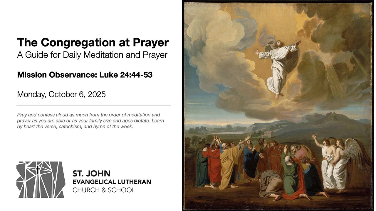 Mission Observance: Luke 24:44-53; Romans 10:11-17