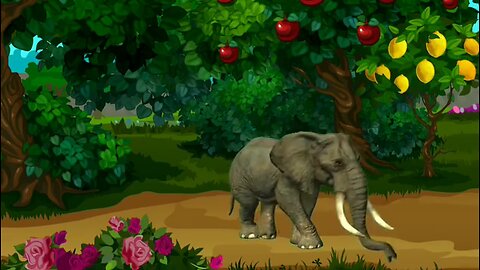 चतुर हाथी और शेर Kahani - Story in Hindi Jungle Animal New Stories in Hindi #Kahaniya Panchatantra