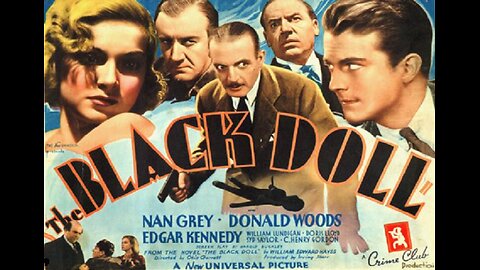 THE BLACK DOLL 1938 The Black Doll Signals the Arrival of Vengeance & Death FULL MOVIE VHS Copy
