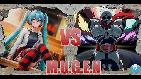 Miku Hatsune VS Skullomania: Can a Digital Diva Beat the Skullo Dream? | MUGEN Clash!