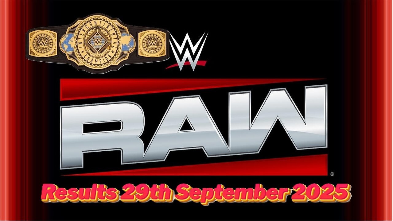 WWE Raw Results 29th September 2025