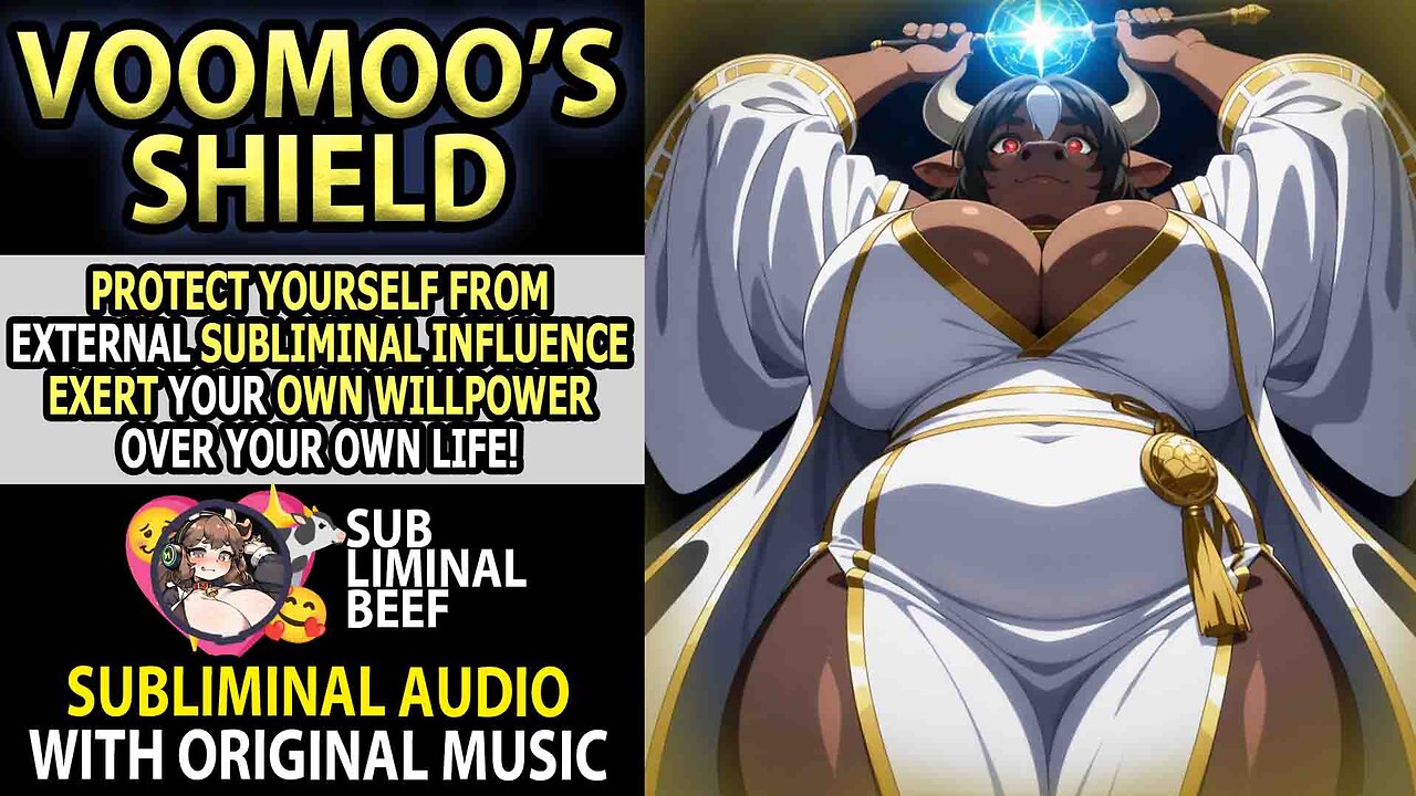 ✨ VOOMOO'S SHIELD ✨ Protect Self from Unwanted Subliminals; Exert Willpower on Reality 💖🎶🐄