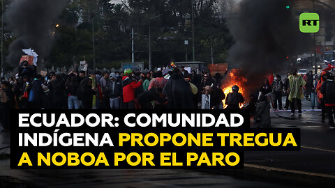Comunidad indígena en Ecuador propone un tregua temporal a Noboa