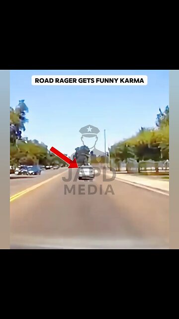 Driver faces instant karma after road rage incident #roadrage #karma #japd