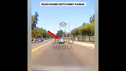 Driver faces instant karma after road rage incident #roadrage #karma #japd