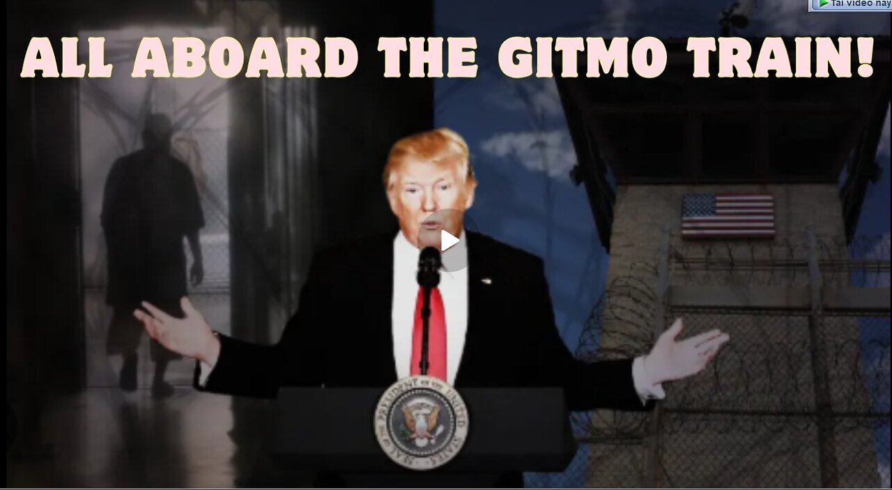 The Movement Has Started! Trump Is Back With Determination, And The Gitmo Train Is Ready To Roll!