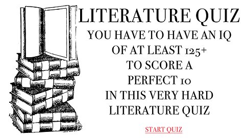 Literature Quiz