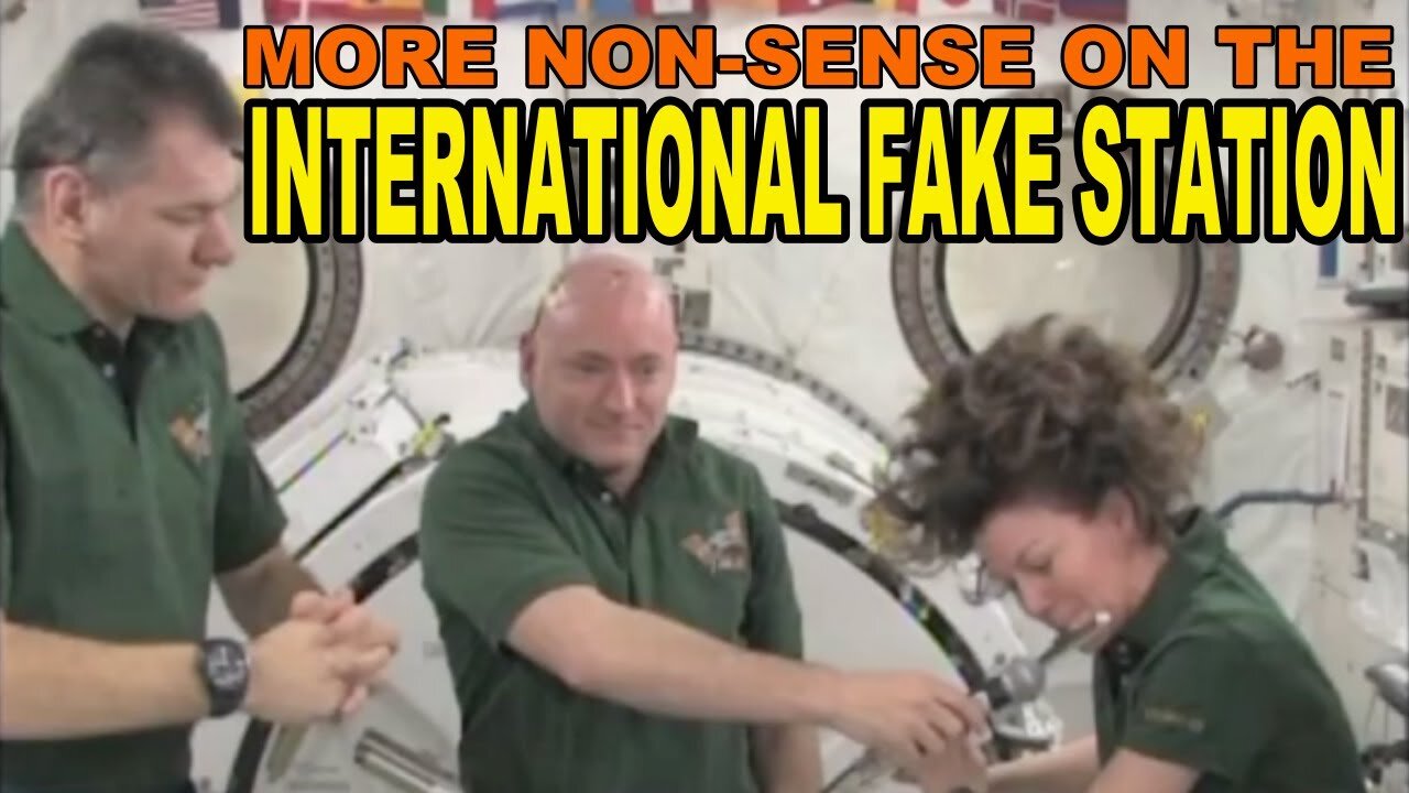 ISS Space Flute over a FLat Earth