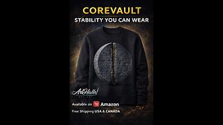 CoreVault Minimalist Graphic Crewneck Sweatshirt – Quiet Strength, Everyday Stability (Unisex)