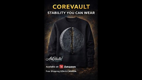 CoreVault Minimalist Graphic Crewneck Sweatshirt – Quiet Strength, Everyday Stability (Unisex)