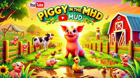 Piggy in the Mud 🐷 | Fun Kids' Songs and Nursery Rhymes for Toddlers