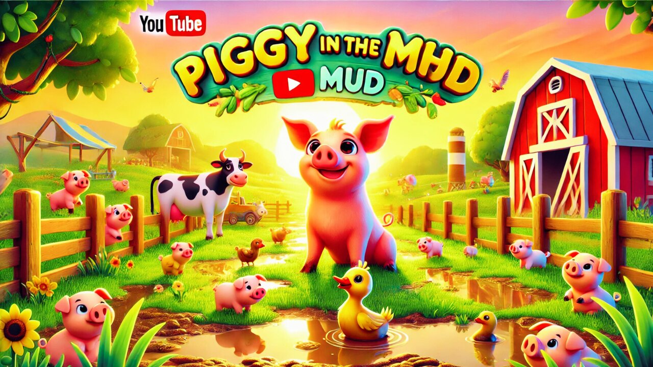 Piggy in the Mud 🐷 | Fun Kids' Songs and Nursery Rhymes for Toddlers