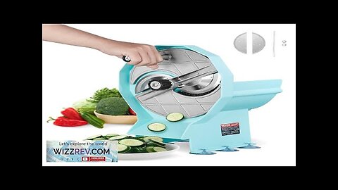 VEVOR Manual Vegetable Fruit Slicer 0-0.5"/0-12mm Thickness Adjustable Commercial Slicer Review