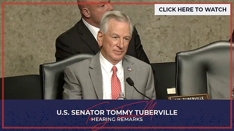 Senator Tuberville Speaks at SASC Hearing for Air Force Chief of Staff