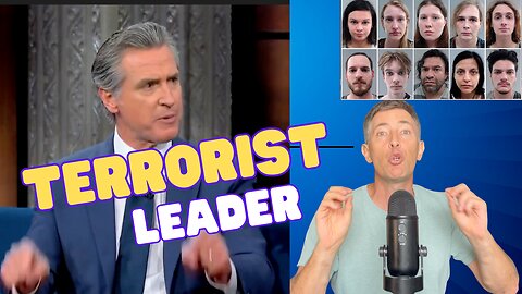 Gavin Newsom + Democrats Engaging in Stochastic Terrorism -- Real World VIOLENCE