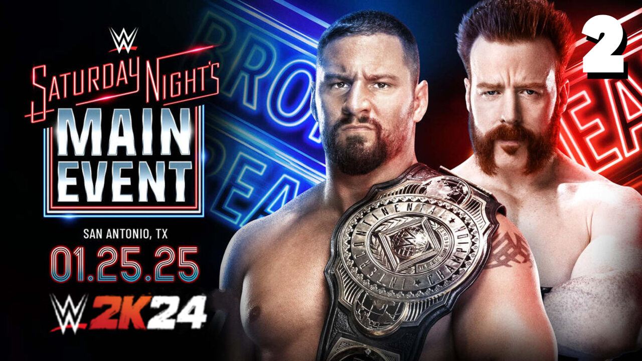 WWE 2K24 Saturday Night's Main Event January 25th 2025 - Bron SPEARS Sheamus outta of his boots!