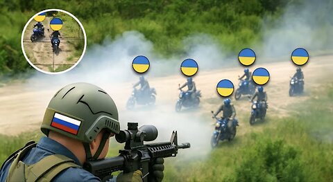 Russian SNIPERS and DRONES are targeting Ukrainian MOTORCYCLE units