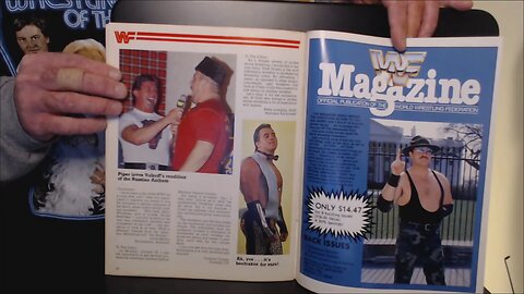 WWF Magazine February-march-1985-2 pics of Brutus beefcake
