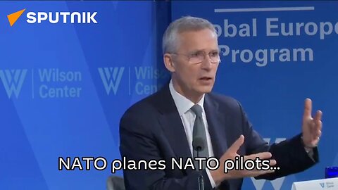 Stoltenberg slips up and admits NATO pilots will be flying F-16s