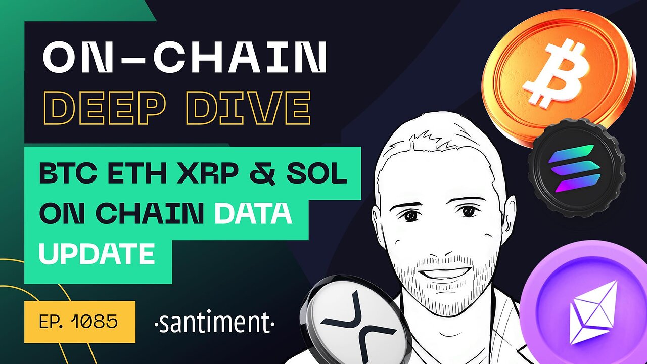 Santiment Analytics - BTC, ETH, XRP & SOL On-chain Data