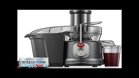 Juicer Machines 1300W Peak Power Centrifugal Juice Extractor Machine with 3.2" Wide Review