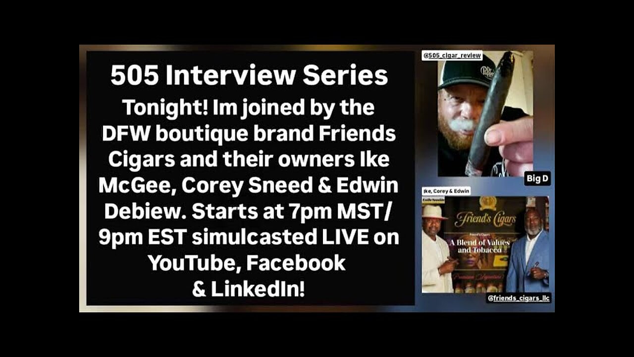 Interview with Ike, Corey & Edwin of Friends Cigars
