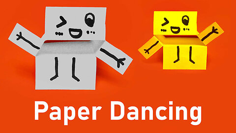 Make Your Paper Dance! 🕺🎉 (Fun & Easy Origami Tutorial)