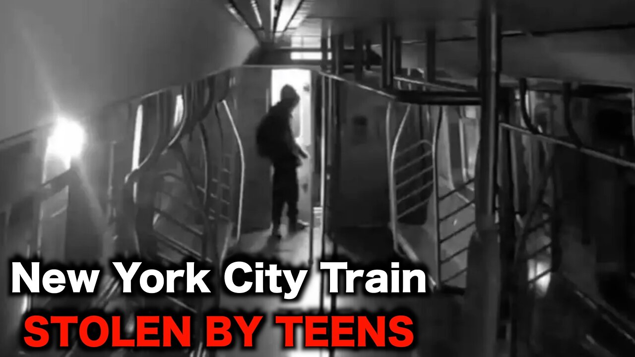 New York City TEENS Steal Train