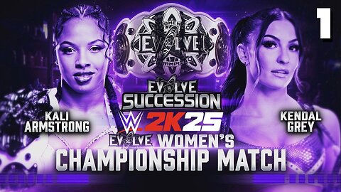 WWE 2K25 Evolve 2025 - Match 1: These Girls Are TOUGH!
