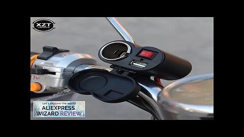 1PCS Waterproof USB Motorcycle Handlebar Charger With Lighter Adapter Power Supply Socket Review