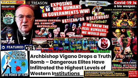 Archbishop Vigano – Dangerous Elites Have Infiltrated the Highest Levels of Western Institutions