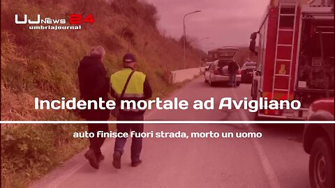 Incidente mortale ad Avigliano auto finisce fuori strada, morto un uomo