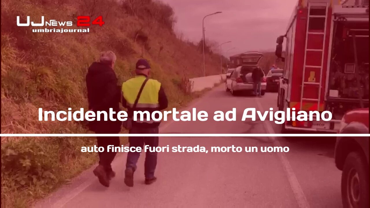 Incidente mortale ad Avigliano auto finisce fuori strada, morto un uomo