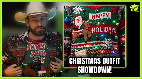 Christmas Outfit Showdown! Who Won the Holiday Fashion Battle? | Grind It Up Podcast